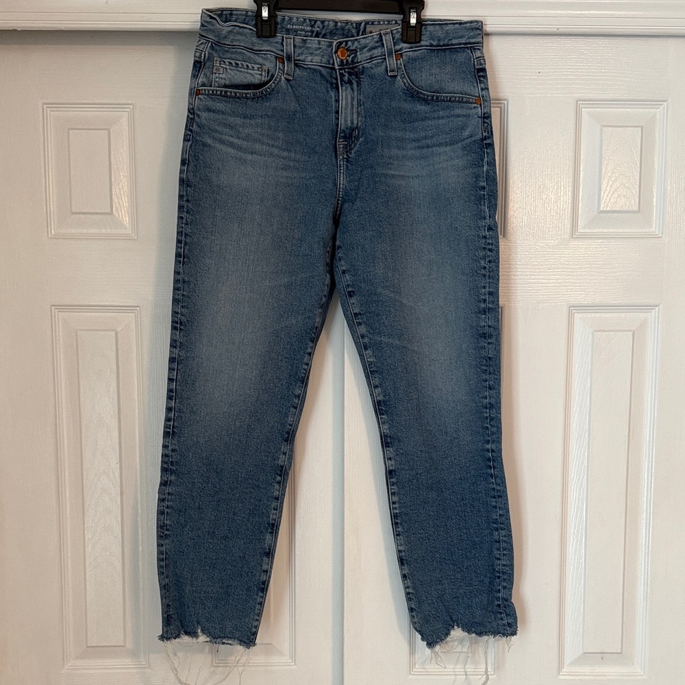 Ag Adriano Goldschmied Ex Boyfriend Slim Blue Jeans